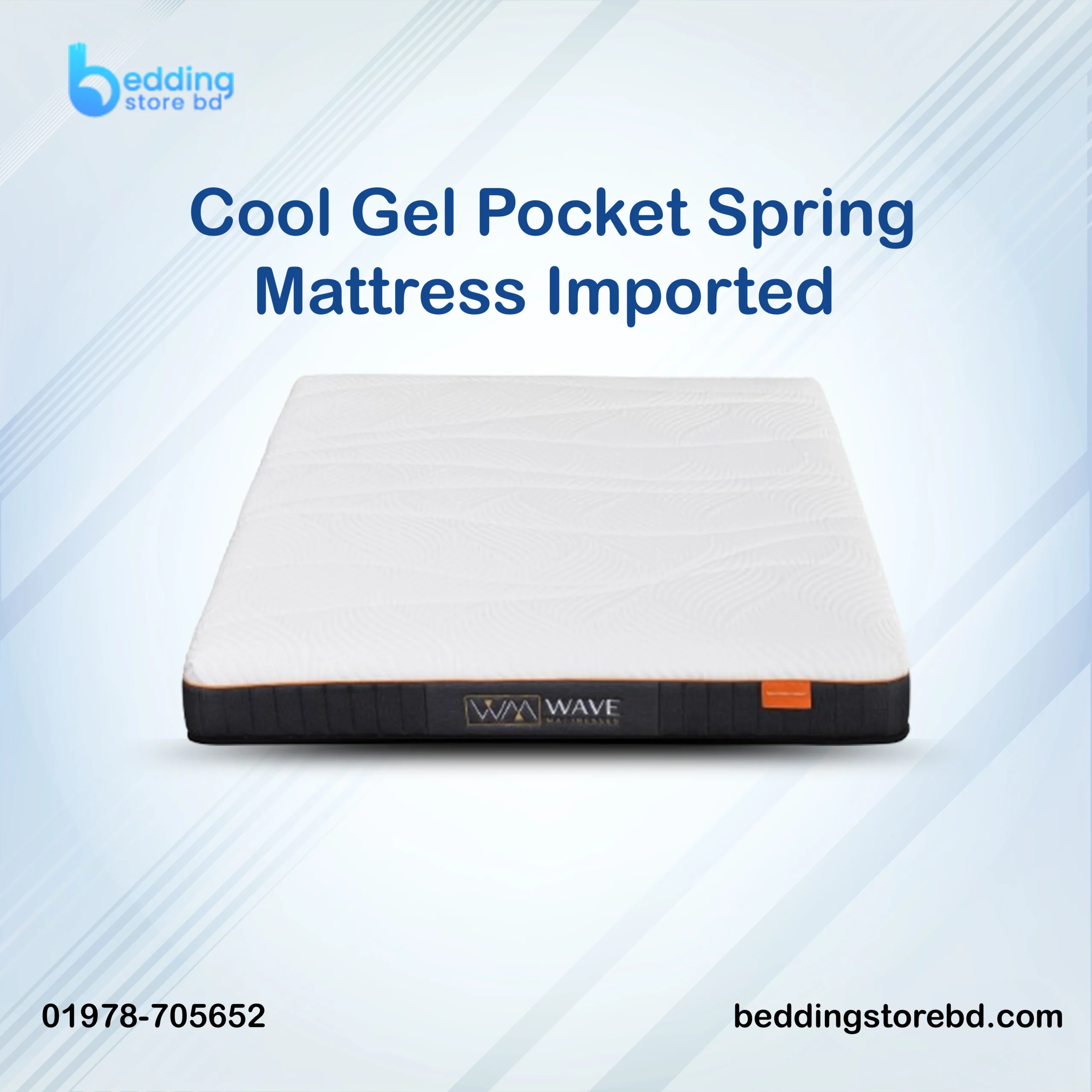 Best Cool Gel Pocket Spring Mattress Imported bd 1