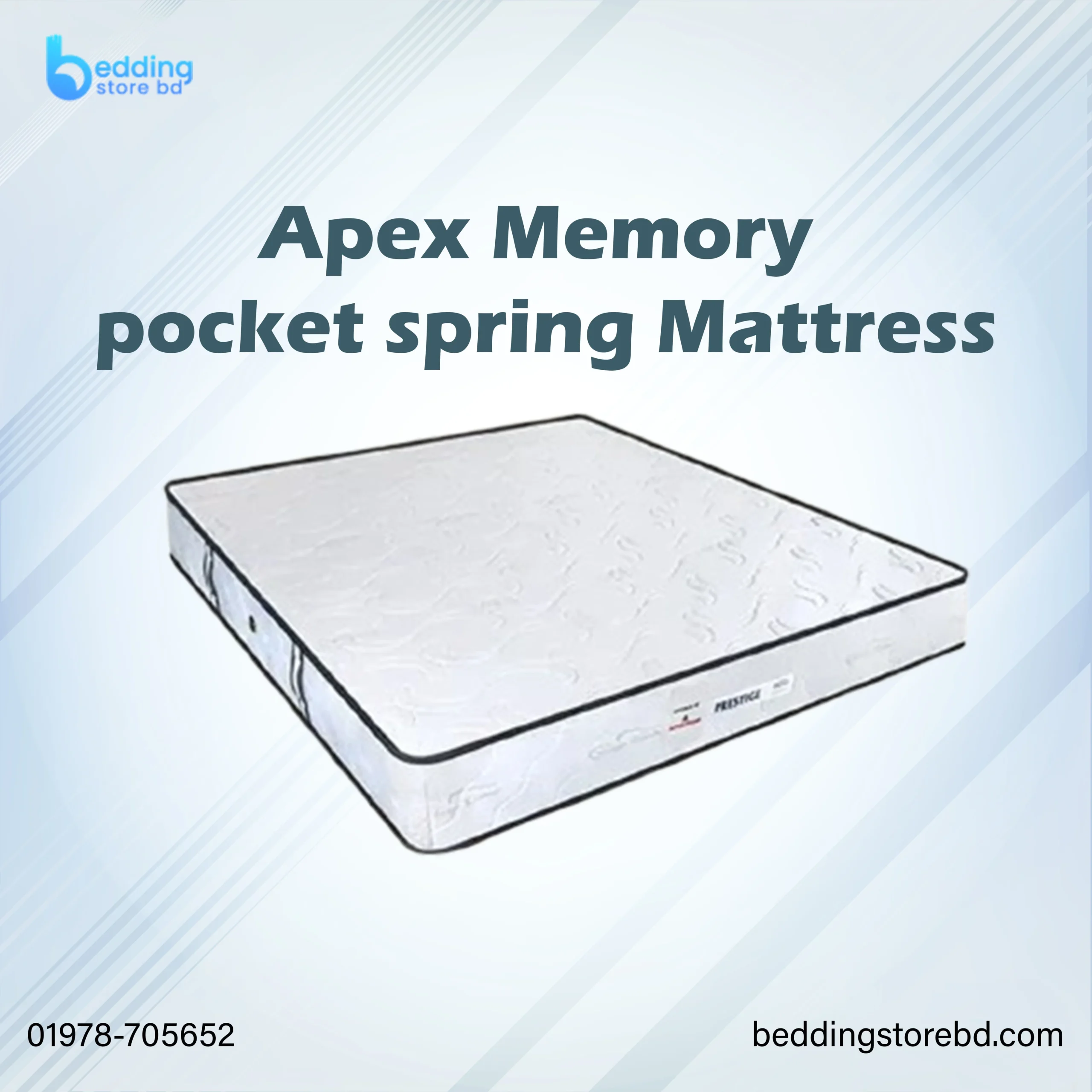 Best Memory pocket spring mattress bd 1