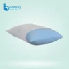 Hypoallergenic bamboo fabric cover on breathable memory foam pillow