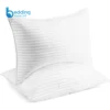 Soft and supportive micro fiber pillow for neck comfort and alignment