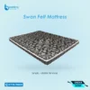 Swan Felt Mattress Best top view with premium felt layers for back pain relief