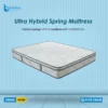 Ultra Hybrid Spring Mattress top view with soft foam top layer and breathable bamboo fabric