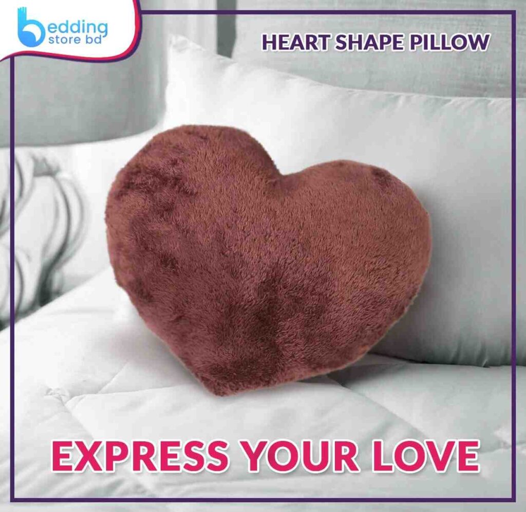 Apex Heart Shape Pillow Best 1 - Bedding Store Bd