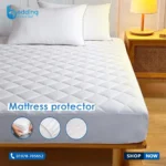 3 Layer Fitted Cotton Mattress Protector - Soft & Breathable | Bedding Store BD