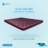 Swan Felt Mid Orthopedic Mattress top view with 3-layer Felt + PE + Felt construction for back pain relief