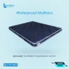Waterproof Mattress with PE sheet layer for liquid protection and medium hard comfort