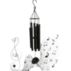 High-quality hollow metal tubes of the melody wind chime for deep resonance