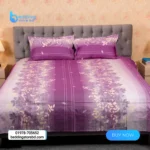 Purple Print Bed Sheet (4)