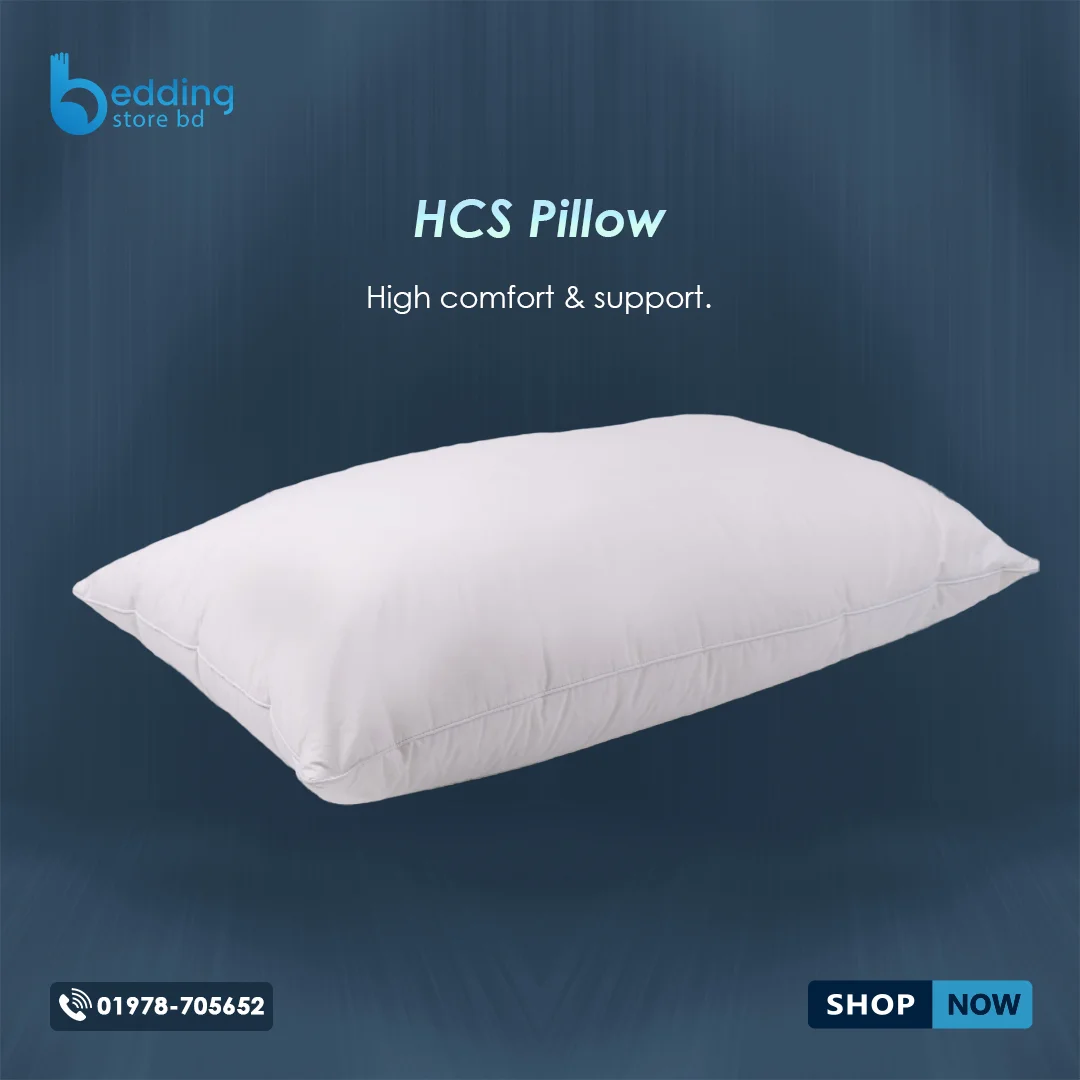 HCS Pillow | Soft Breathable Comfort - Bedding Store BD