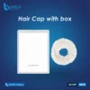 Premium disposable hair cap in a convenient dispenser box