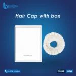 Premium Disposable Hair Cap with Dispenser Box – Waterproof & Hygienic Head Cover | Bedding Store BD