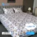 White Field Printed Bed Sheet