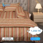 Brown-Stripe-Printed-Bedsheet