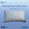 Premium Rectangle style cushion paired with square pillows for a layered bed look
