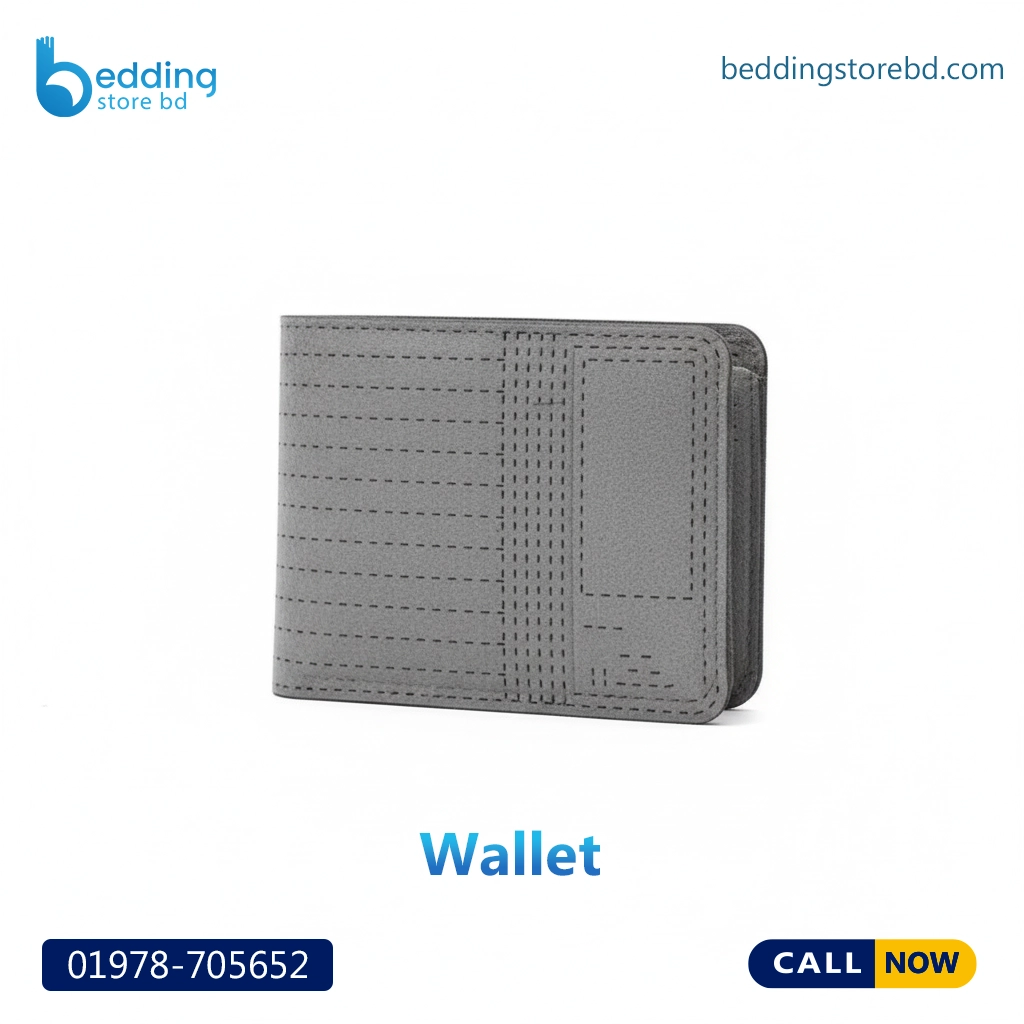 Premium Genuine Leather Wallet – Elegant & Durable | Bedding Store BD