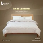 White Comforter | Elegant Quilted Cotton - Bedding Store BD