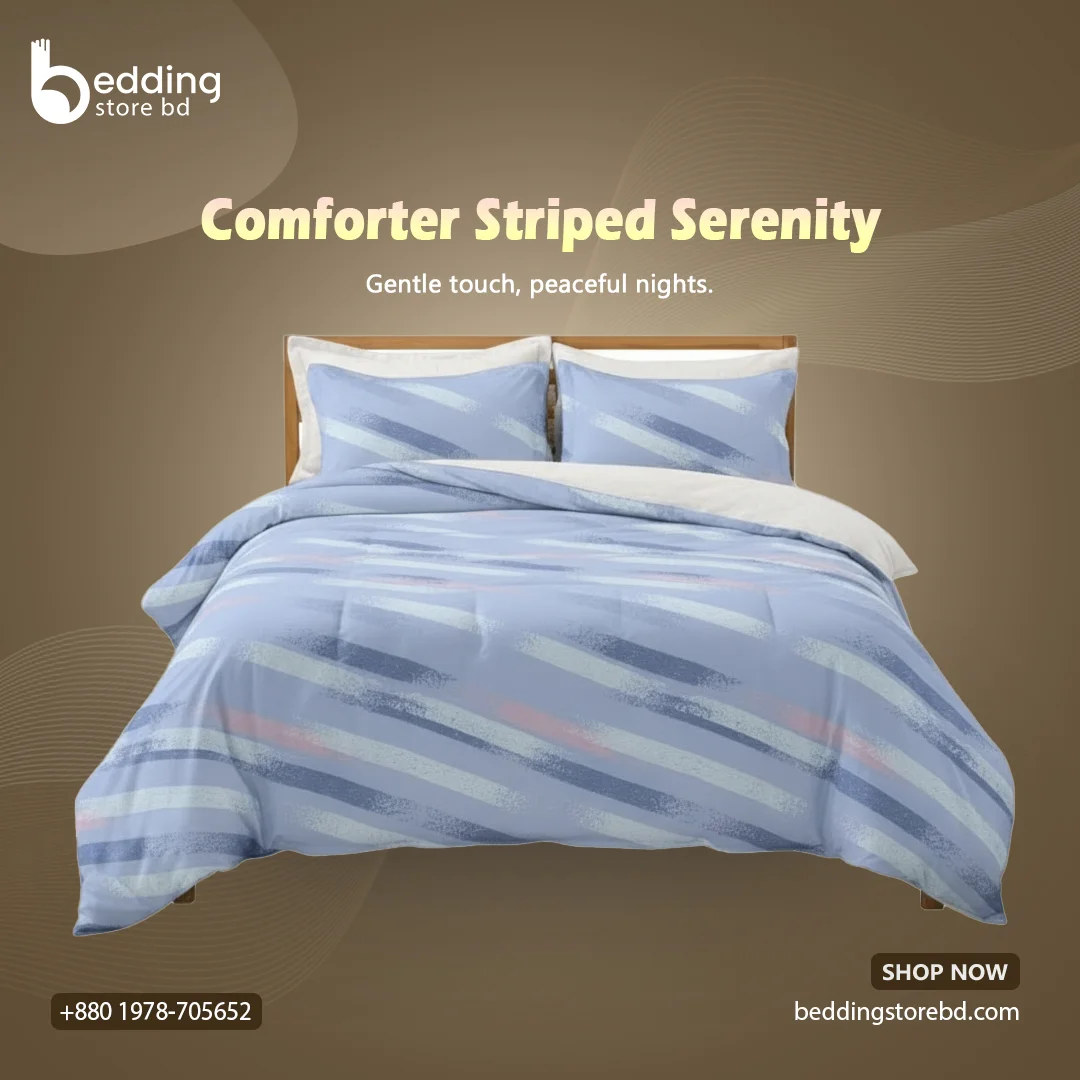 Comforter Striped Serenity