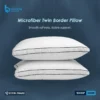 Microfiber Twin Border Pillow | Elegant Comfort - Bedding Store BD