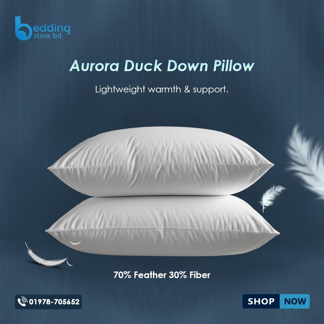 Aurora Duck Down Pillow Best 1 with premium duck down filling for luxurious soft comfort