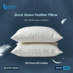 Duck Down Feather Pillow | Hotel Luxury Comfort - Bedding Store BD