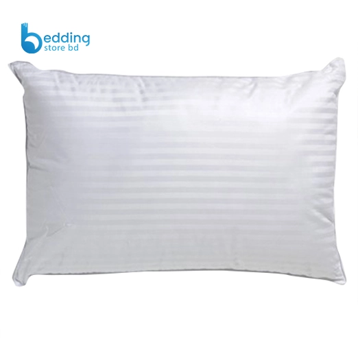 Organic Twin Border white stripe Pillow - Image 3