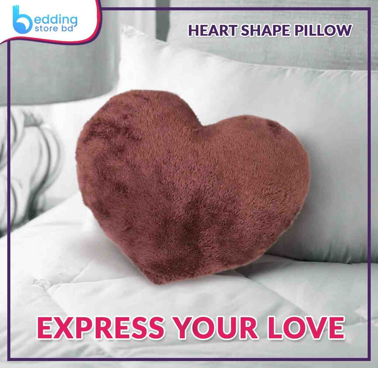 Love shape pillow best 1