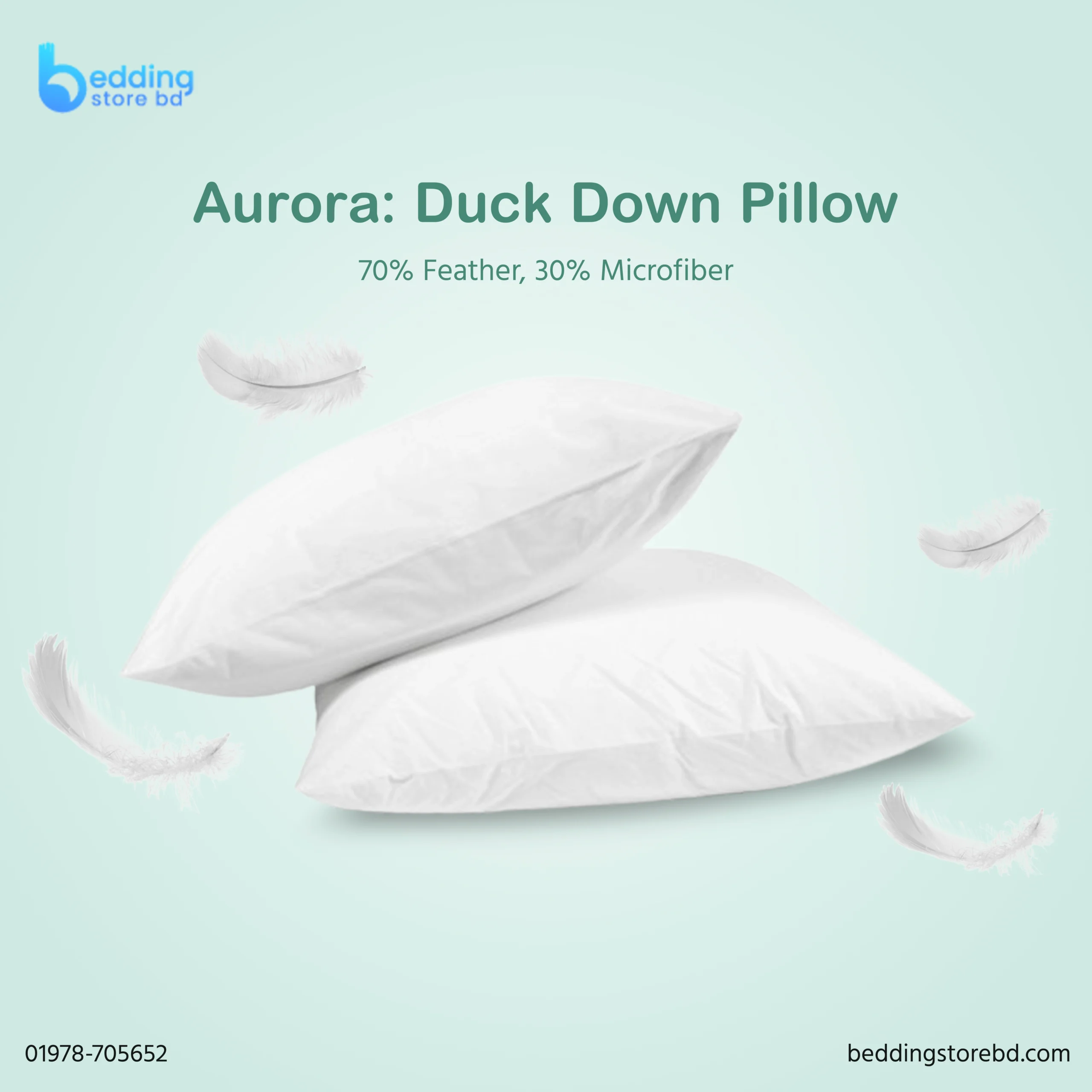 Aurora Duck Down Pillow Best 1