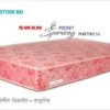"Individual pocket springs in Swan Mattress for motion isolation and zoned support"