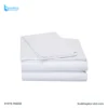 Premium white bed sheet pure cotton for luxury hotel feel