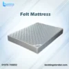 "Premium felt layers with hollow conjugated siliconized fiber in Felt Firm Mattress for comfy support"