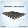 "Firm polyethylene core and felt layers in Swan Mid Orthopedic Mattress for durable support"