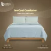 Ice Cool Comforter Frost Blue on bed