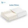Removable washable breathable cover on premium natural latex pillow