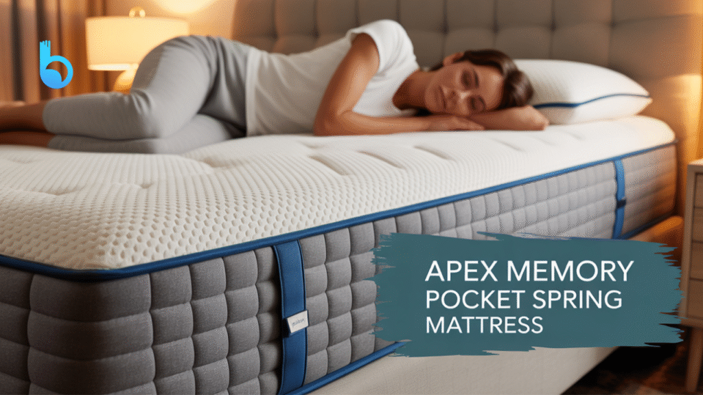 Memory pocket spring mattress BD for comfort and back support