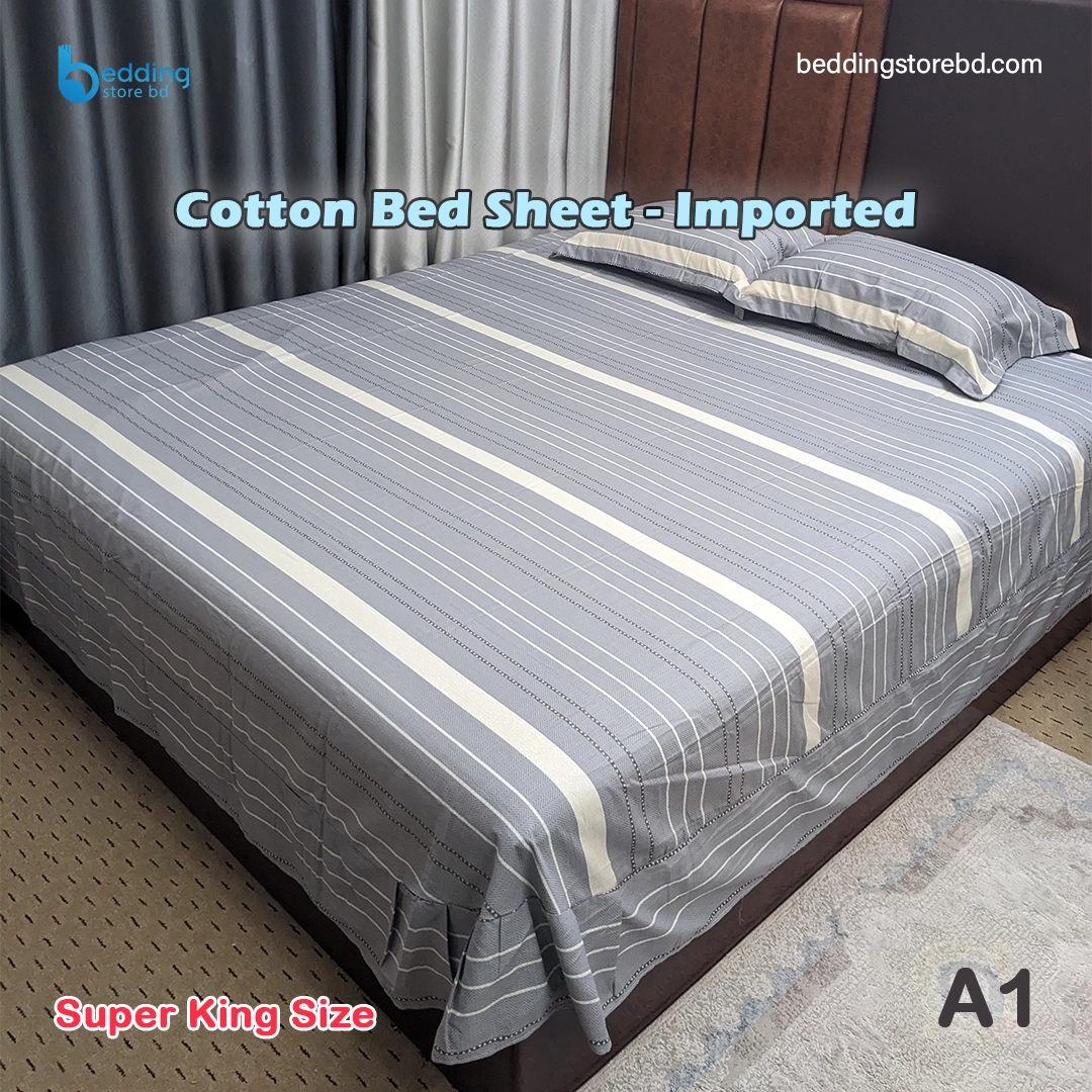 Cotton Bed Sheet - Imported A1