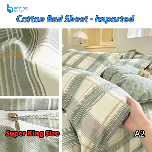 Cotton Bed Sheet - Imported
