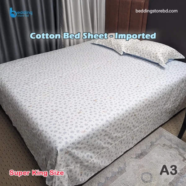 Cotton Bed Sheet - Imported A3