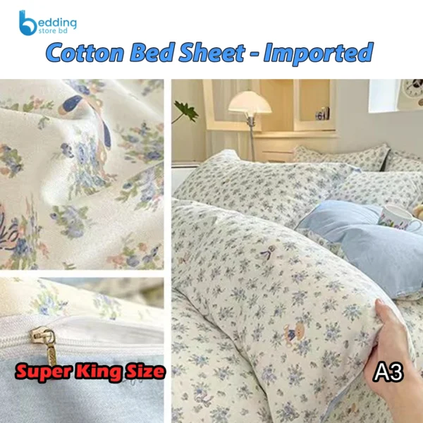Cotton Bed Sheet - Imported