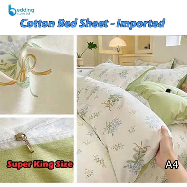 Cotton Bed Sheet - Imported