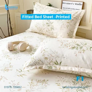Fitted Bed Sheet -Printed (Imported)