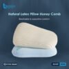 Ergonomic Natural Latex Pillow Honey Comb Pillow providing neck and spine alignment for pain relief