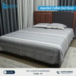 Imported Cotton Bed Sheet Super King - Soft & Breathable | Bedding Store BD