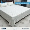 Imported Premium Cotton Bed Sheet - Super King Size, Soft & Durable imported cotton bed sheet set on bed