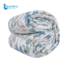 Soft breathable cotton fabric and thick microfiber filling in floral botanical print comforter