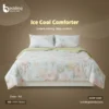 Ice cool comforter romantic rose mist print for a refreshing sleep