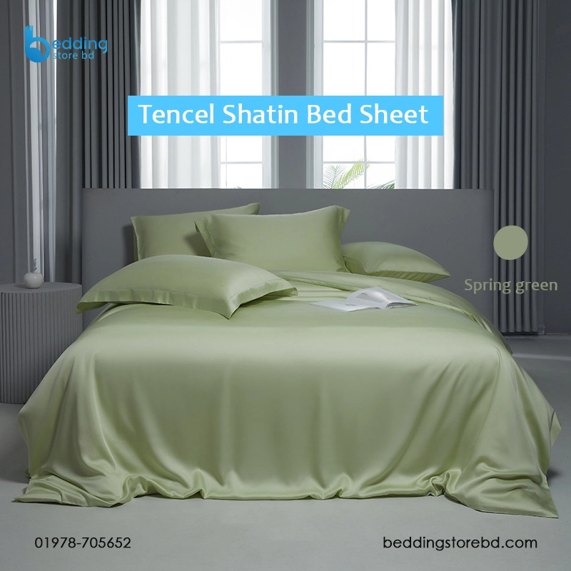 Tencel Shatin Bed Sheet in BD | Soft, Breathable & Eco-Friendly