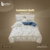 Luxury cashmere quilt with soft, elegant texture for ultimate comfort