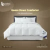Fluffy and lightweight goose down comforter for cozy sleep experience