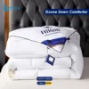 Hypoallergenic goose down filling in luxury all-season comforter