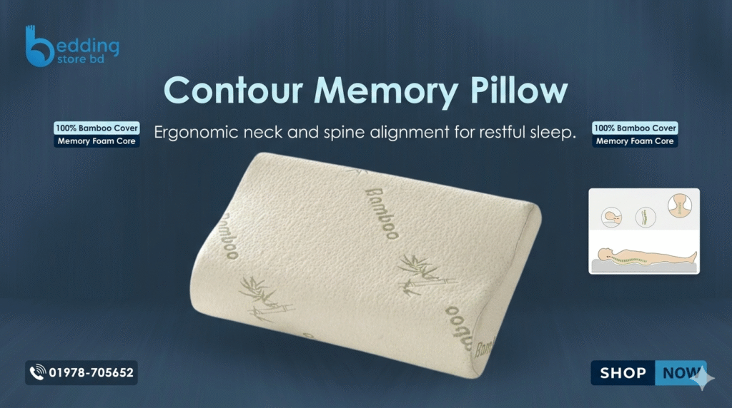 Contour Memory Pillow for Neck Pain Relief